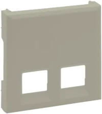 Legrand 864643 Abdeckung 2-fach RJ11/RJ45 Niloe Step Sand