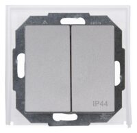 Kopp 699547086 ATHENIS IP44-Serienschalter mit Federplatte