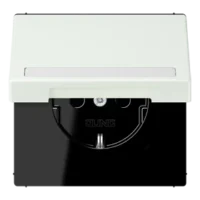 Jung LC1520BFNAKL210 SCHUKO-SteckdoseKI mit Klappdeckel mit S