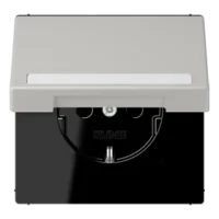 Jung LC1520BFNAKL205 SCHUKO-SteckdoseKI mit Klappdeckel mit S