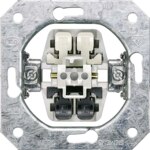 Siemens 5TA2112 DELTA Unterputz Ausschalter 2polig 10A 250V