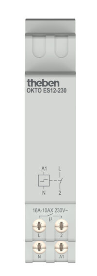 Theben Stromstoßschalter 1 Kanal/Kontakt S OKTO ES12-230