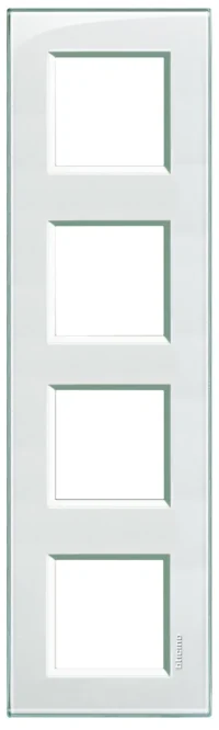 BTicino LNA4802M4KA LivingLight Abdeckrahmen 4-fach 2+2+2+2M Aquamarin