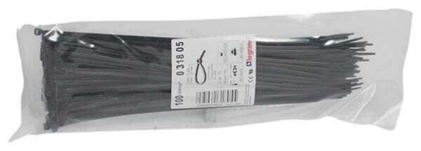 Legrand Legrand 031805 Kabelbinder Colring schwarz innenverzahnt 3,5x280mm UV-best.