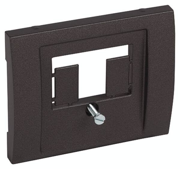 Legrand Legrand 771247 Abdeckung TDo Telefondose Galea dark bronze