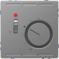Merten RT-Rregler edelstahl 24V Schalter+ZPL MEG5761-6036