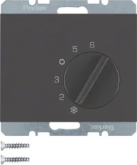 Berker Raumtemperaturregler mit Wechsler 20267106