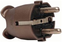 Kopp 175707005 Kunststoffschutzkontakt- stecker IP20 3x1,5qmm 16A 250V gold