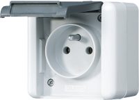 Jung Steckdose 16A 250V 2-pol.u.E 821 FKIW