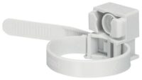 Legrand 031900 Kabelbinder mit Sockel grau für Befestigung von Kabeln mit D: 13-38mm