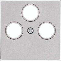 Kopp 491047001 AbdeckungAntStd.3-fach HK07 stahlfarben