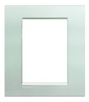 BTicino LNA4826AG LivingLight Abdeck- rahmen für Kompaktinstallation 3+3M Silver
