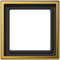 Jung Rahmen 1-fach go24Karat waage/senkrecht LS 981 GGO