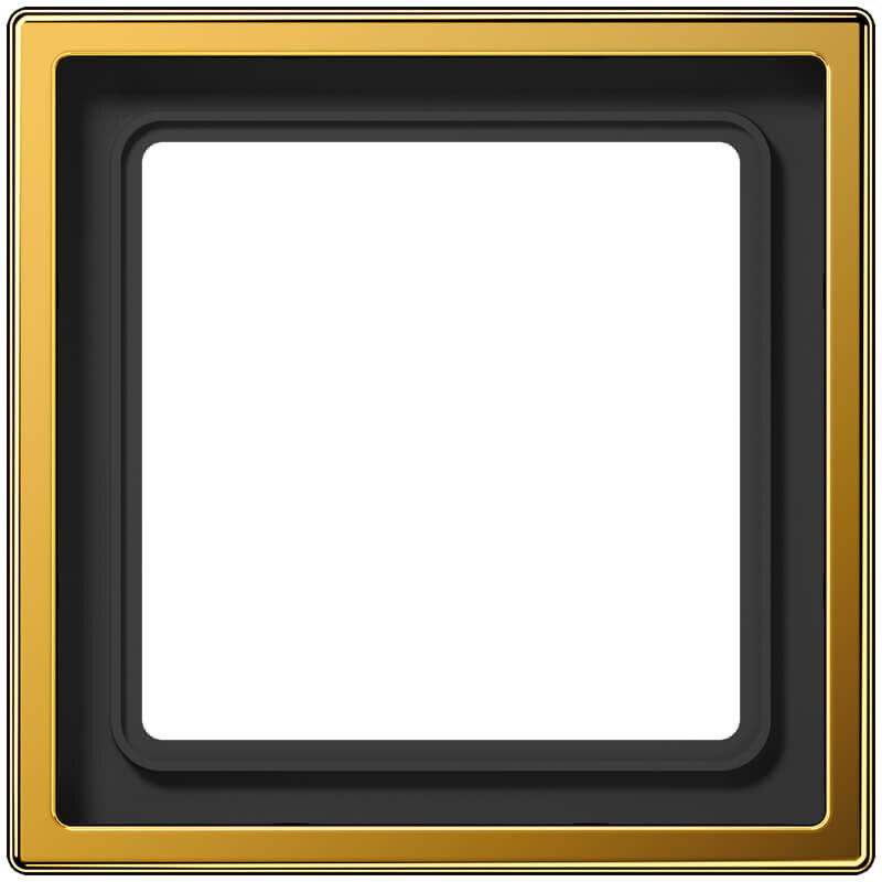 Jung Jung Rahmen 1-fach go24Karat waage/senkrecht LS 981 GGO