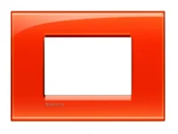 BTicino LNA4803OD LivingLight Abdeck- rahmen für Kompaktinstallation 3M Orange