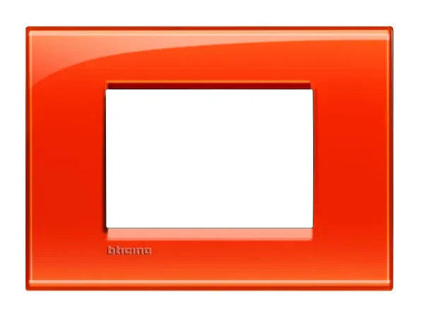 BTicino LNA4803OD LivingLight Abdeck- rahmen für Kompaktinstallation 3M Orange
