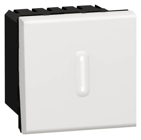 Legrand Legrand 078420 Zeitschalter 2-modulig Mosaic ultaweiß