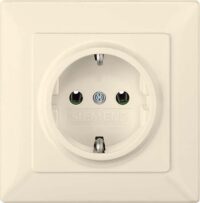 Siemens 5UB1581 DELTA line elektroweiß SCHUKO Steckdose 250VAC 16A Vollplatte