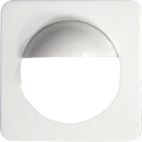 BEG Brück Electronic Zentralplatte 56x56 reinweiß glänz. 35127