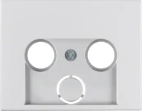 Berker Zentralstück aluminium für Antennensteckdose 12017013