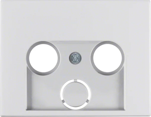 Berker Berker Zentralstück aluminium für Antennensteckdose 12017013