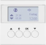 Berker KNX-Funk Jalousieschaltuhr polarweiß matt 85745188