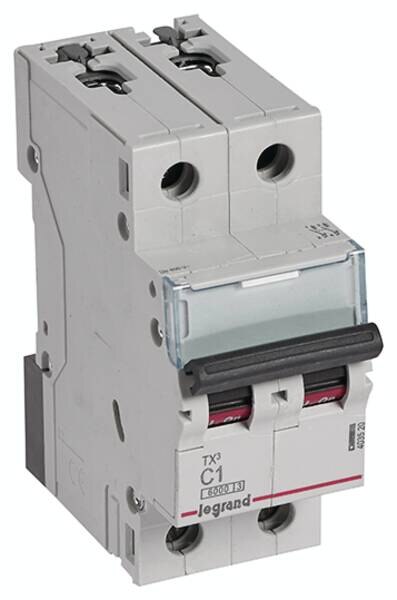Legrand Legrand 403520 TX3 LS-Schalter C 1A 2-polig 6kA 400VAC 2TE