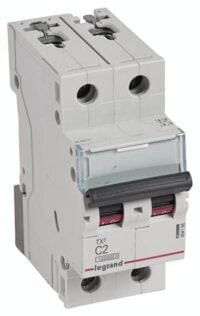 Legrand 404198 TX3 LS-Schalter C 2A 2-polig 10kA 400VAC 2TE