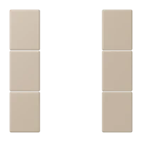 Jung LC503TSA243 Tastensatz komplett 3-fach LC32142