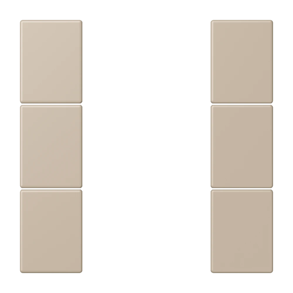 Jung Jung LC503TSA243 Tastensatz komplett 3-fach LC32142
