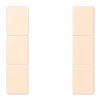 Jung LC503TSA238 Tastensatz komplett 3-fach LC32123