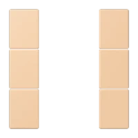 Jung LC503TSA237 Tastensatz komplett 3-fach LC32122