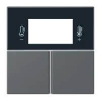 Jung LC4093TSA202 KNX Tastensatz für Komfortregler LC32010