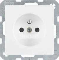 Berker Steckdose mit Schutzkontakt Q.1 po 6768766089