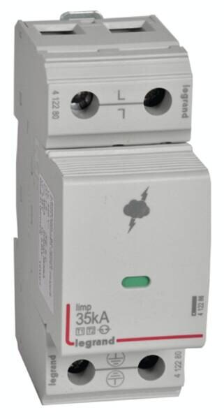 Legrand Legrand 412280 Kombiableiter Typ 1+2 1polig 440V TT,TN 230/400V 35kA