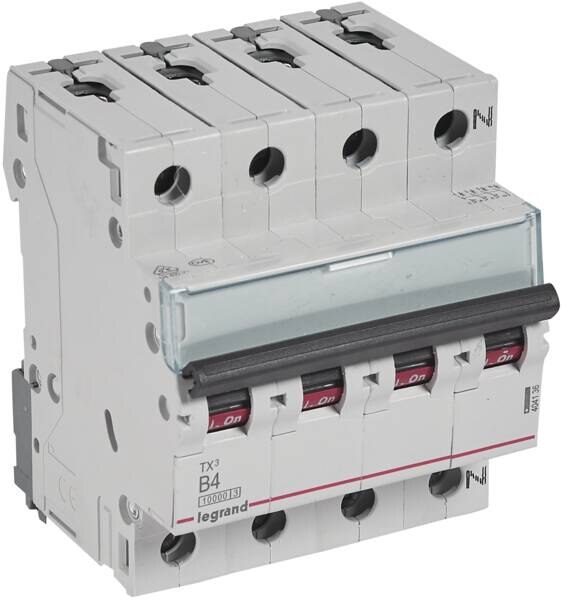 Legrand Legrand 404136 TX3 LS-Schalter B 4A 3-polig+N 10kA 400VAC 4TE