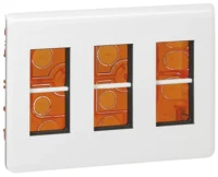 Legrand 078873L Unterputz-Multibox 3x4-modulig horizontal Mosaic ultraweiß