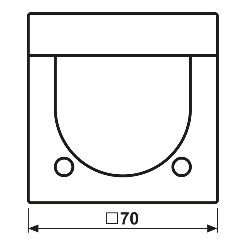 Jung Jung KNX Automatik-Schalter 2,20m Universal AL 3281-1 AN