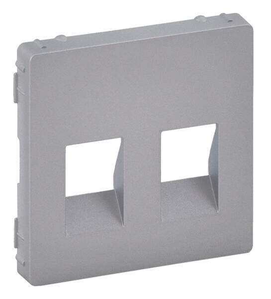 Legrand Legrand 755372 Abdeckung für Lautsprecher- dose mit Federkl. Valena Allure Aluminium