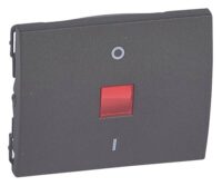 Legrand 771218 Wippe mit eingesetztem transparentem Fenster dark bronze
