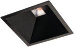 SG LEUCHTEN LED-Einbaustrahler 12W Konverter Soft Square 903250 1LED schwarz 2700K weiß schwarz