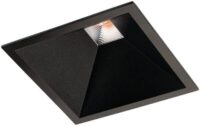 SG LEUCHTEN LED-Einbaustrahler 12W Konverter Soft Square 903250 1LED schwarz 2700K weiß schwarz
