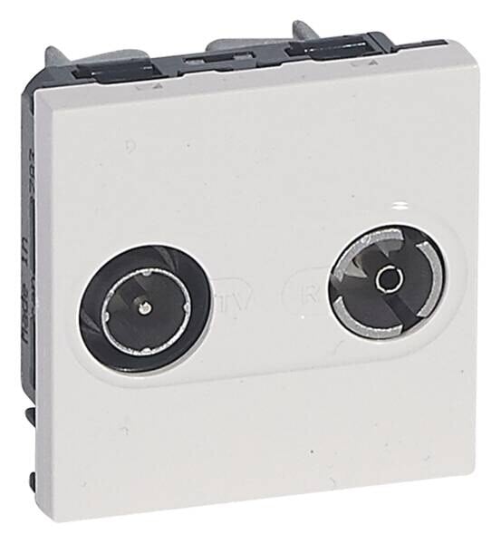 Legrand Legrand 078783 TV-R Einzeldose Mosaic weiß