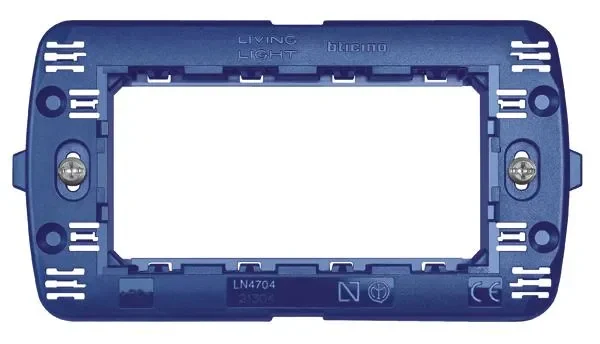 Legrand BTicino LN4704 Kunststoff Tragring 4Module für Schraubbefestigung