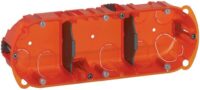 Legrand 080103 Universaldose 3-fach 8M Tiefe:40mm für horizontal./vertikale Montage