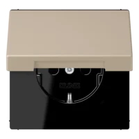 Jung LC1520BFKIKL243 SCHUKO SteckdoseKI mit Klappdeckel LC32142