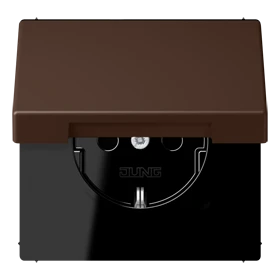 Jung Jung LC1520BFKIKL239 SCHUKO SteckdoseKI mit Klappdeckel LC32130