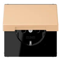 Jung LC1520BFKIKL237 SCHUKO SteckdoseKI mit Klappdeckel LC32122