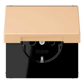 Jung Jung LC1520BFKIKL237 SCHUKO SteckdoseKI mit Klappdeckel LC32122