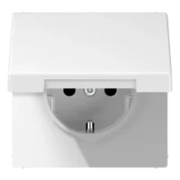 Jung SPLS1520KLWW SCHUKO Steckdose mit Klappdeckel